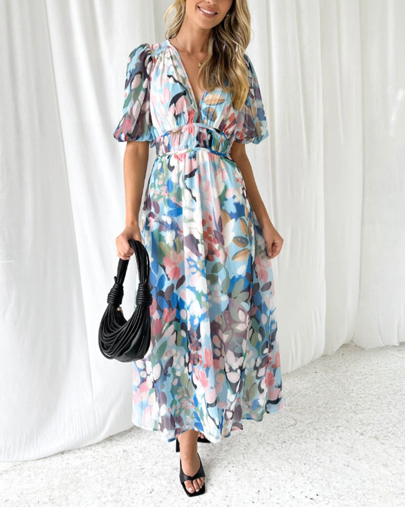 Celine | Elegant Floral Dress