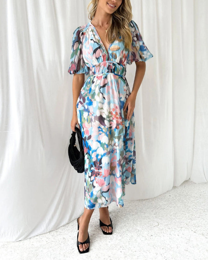 Celine | Elegant Floral Dress