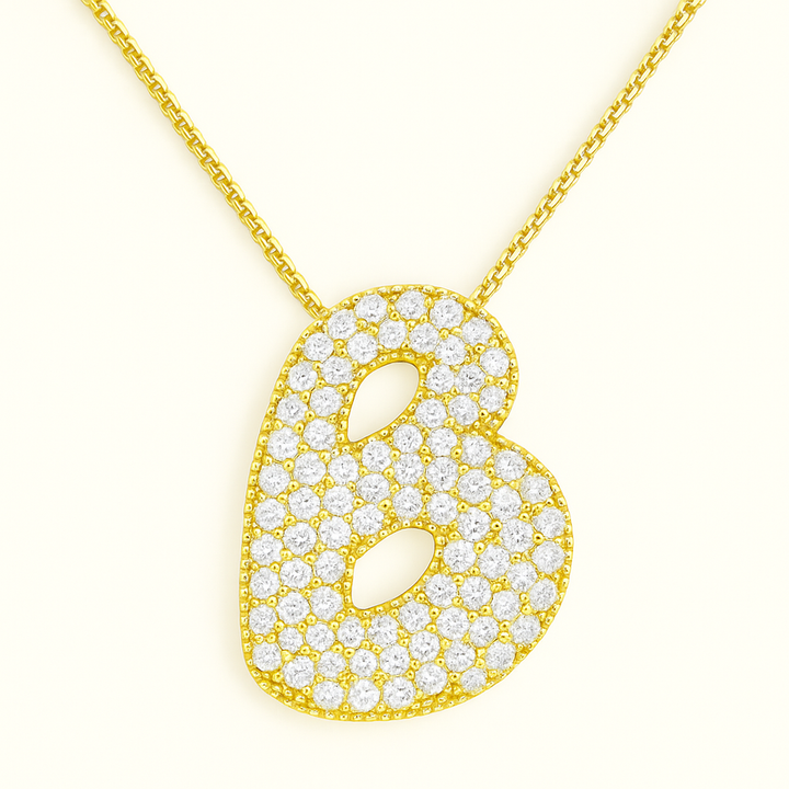 Golden Initial Necklace