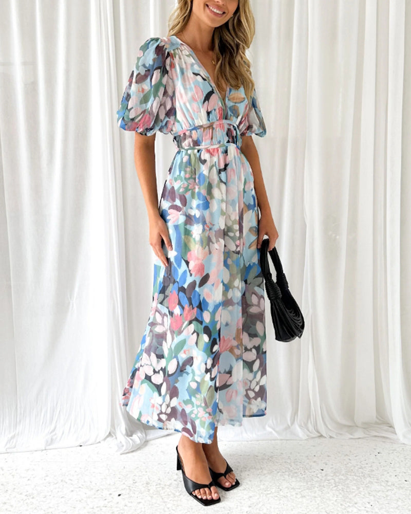 Celine | Elegant Floral Dress
