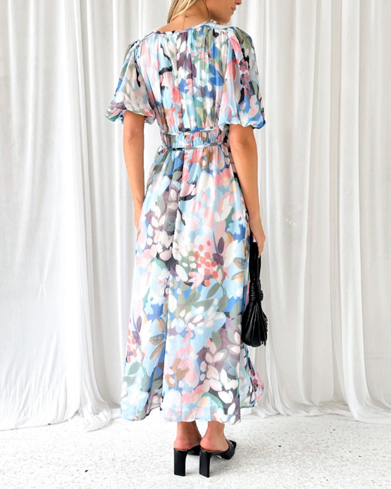 Celine | Elegant Floral Dress