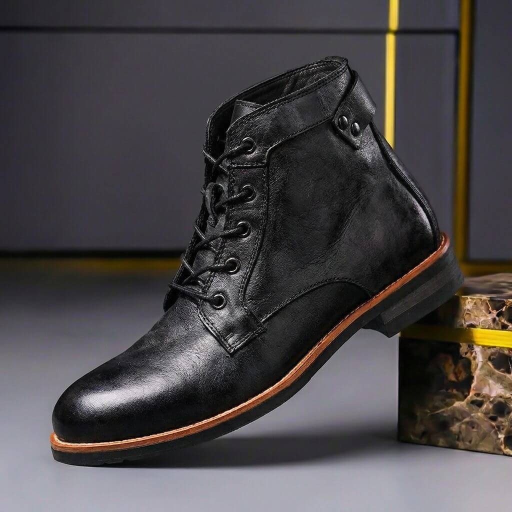 Royce™ Retro Leather Boots