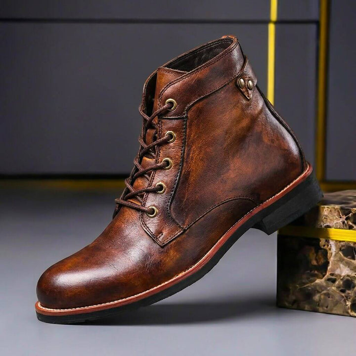 Royce™ Retro Leather Boots