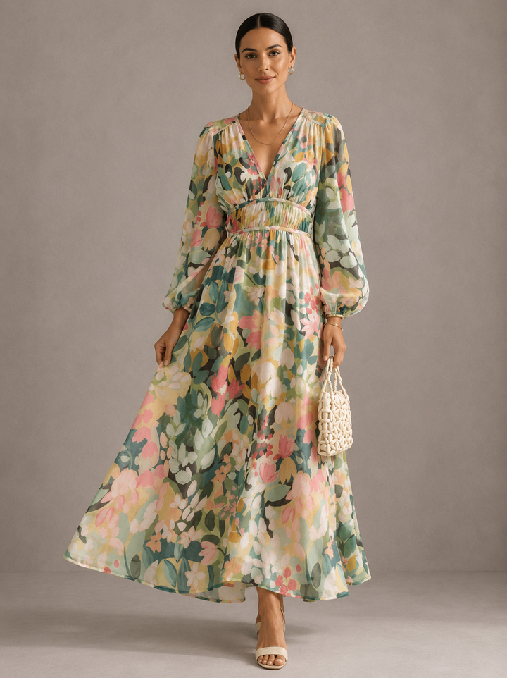 Celine | Elegant Floral Dress
