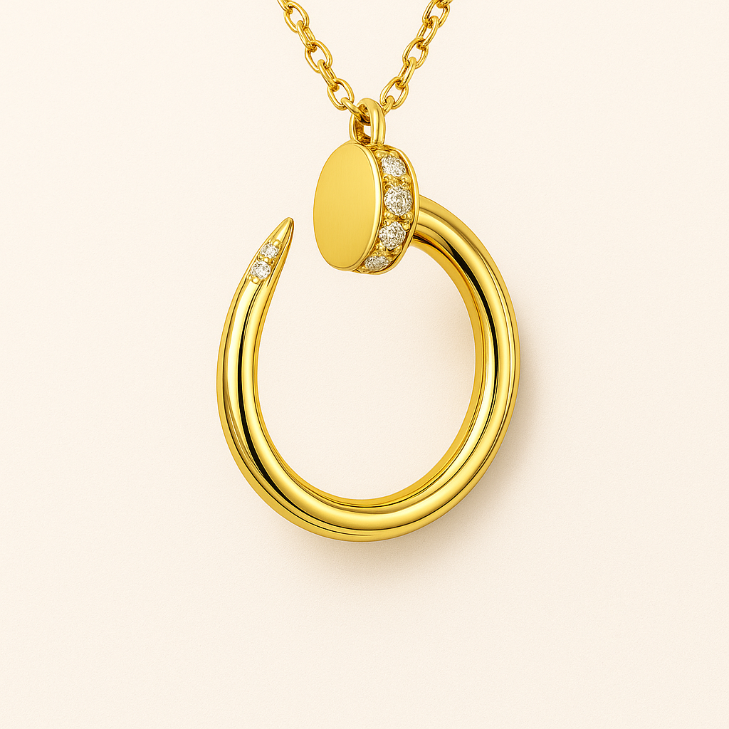 Nail Pendant Necklace