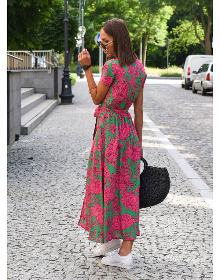 Judy | Elegant Floral Dress