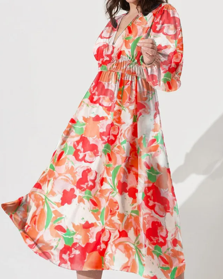 Celine | Elegant Floral Dress