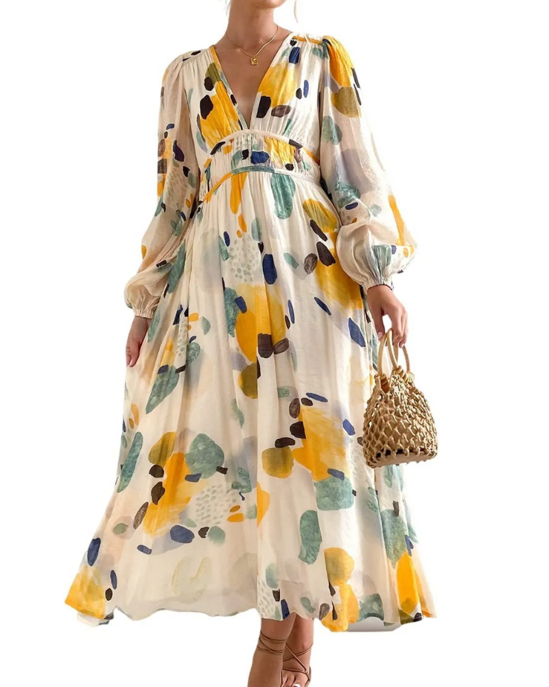 Celine | Elegant Floral Dress