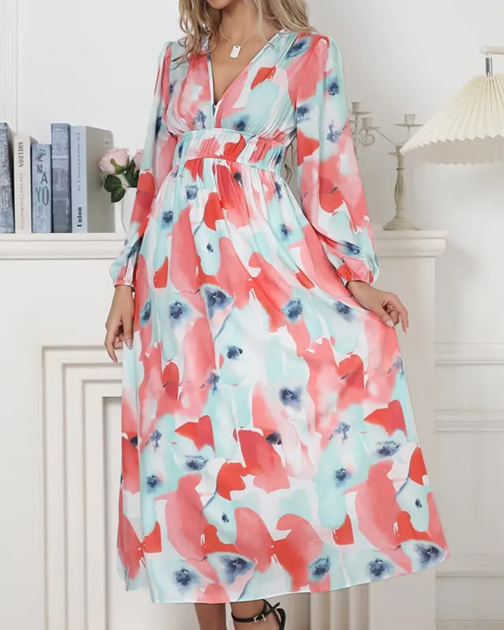 Celine | Elegant Floral Dress