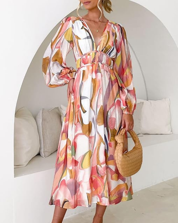 Celine | Elegant Floral Dress