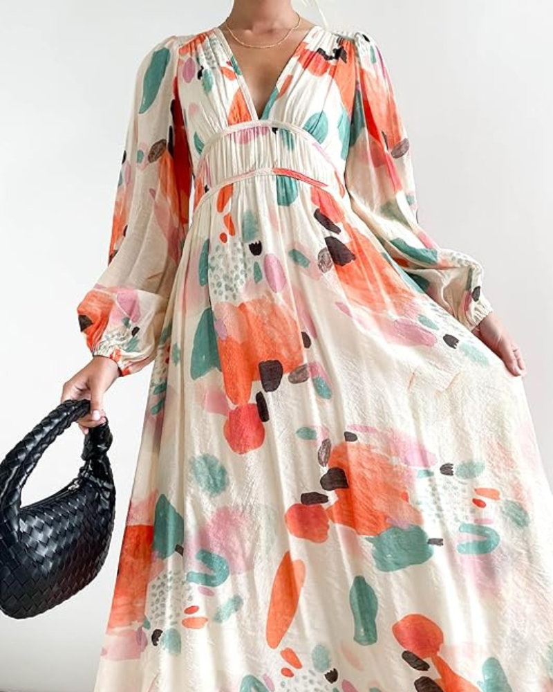 Celine | Elegant Floral Dress