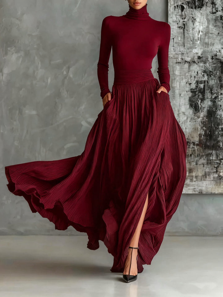 Luna – Royal Black Dress