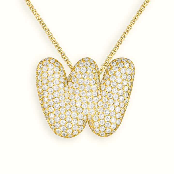 Golden Initial Necklace