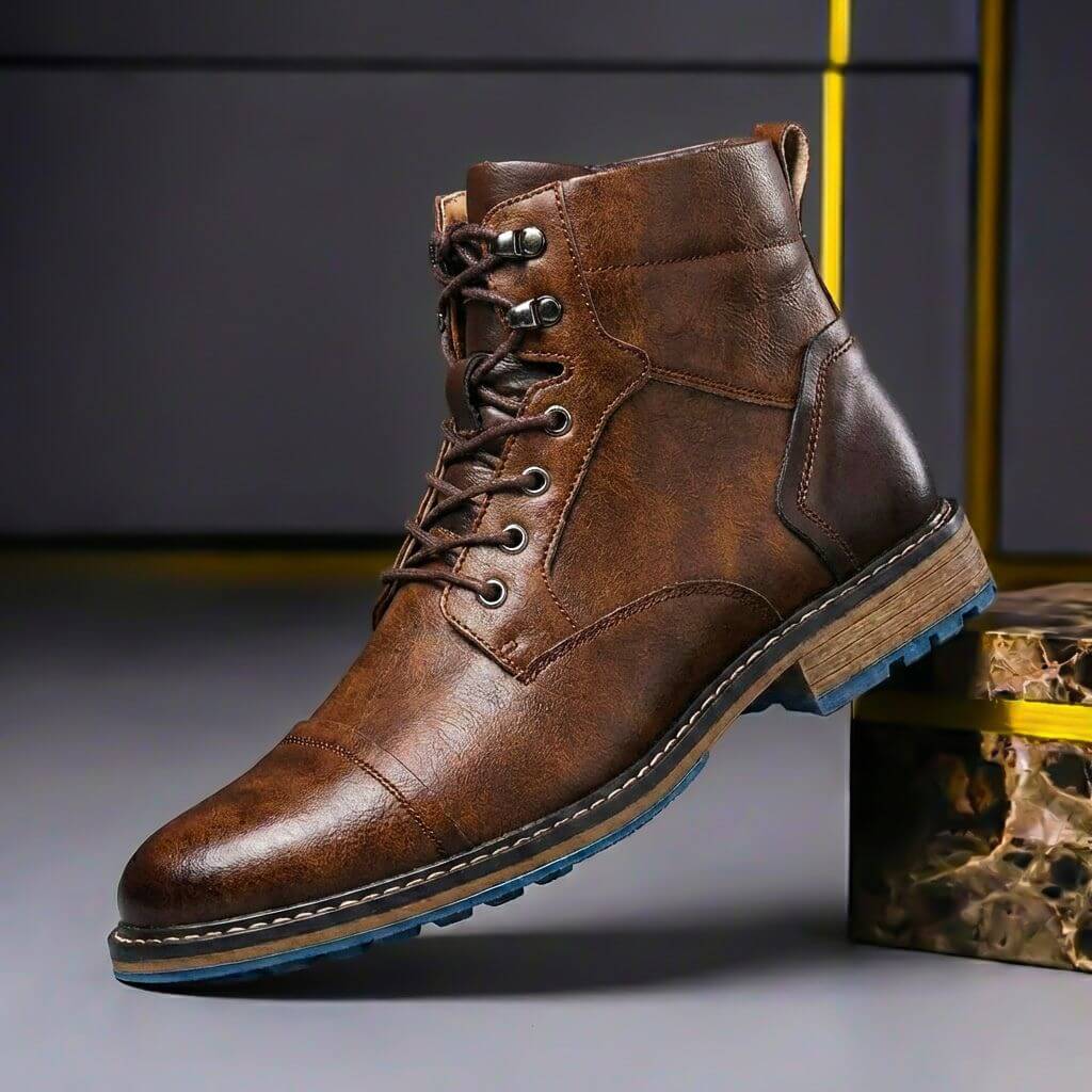 Jake™ Two-Tone Leather Boots