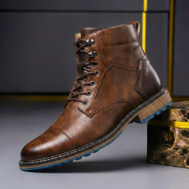 Jake™ Two-Tone Leather Boots