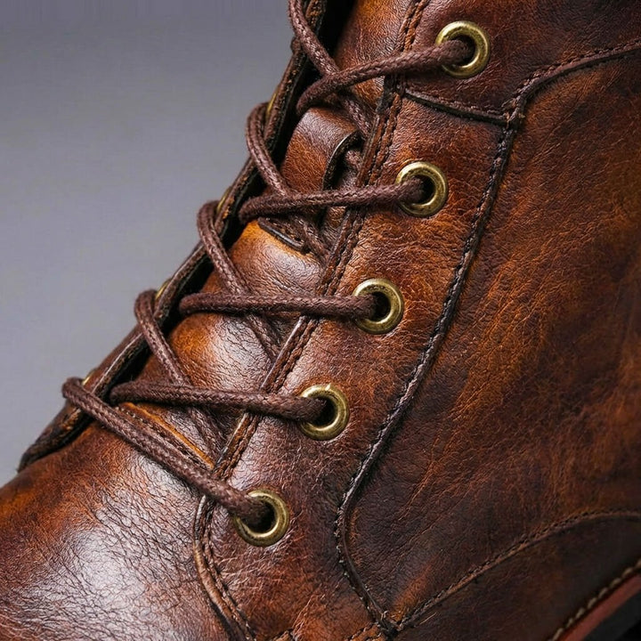 Royce™ Retro Leather Boots