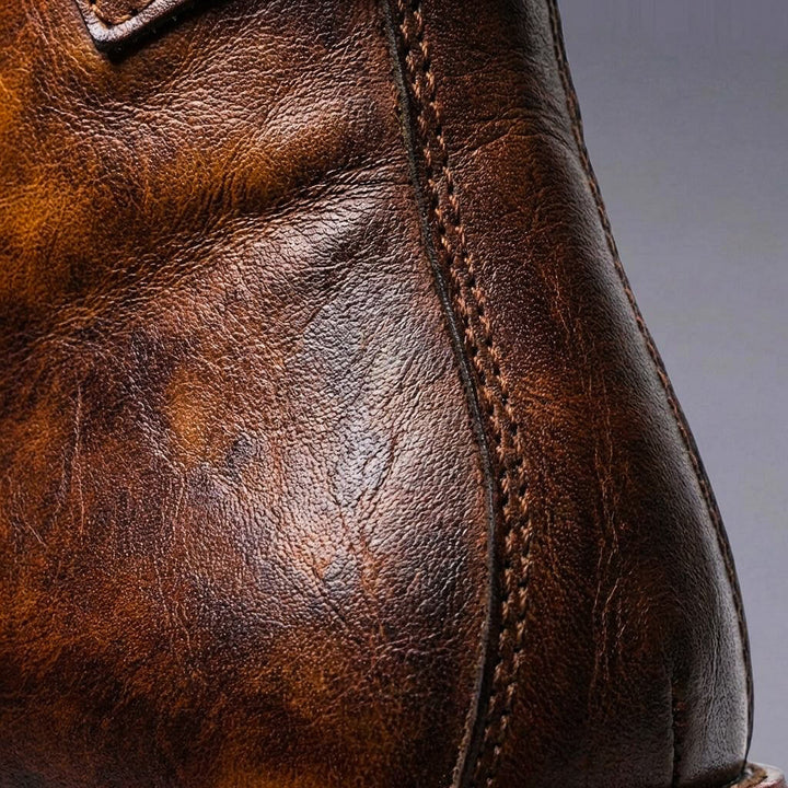 Royce™ Retro Leather Boots