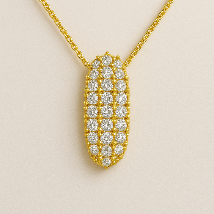 Golden Initial Necklace