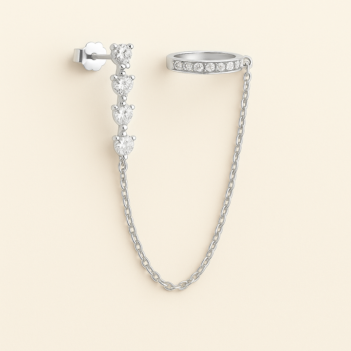 Audra Chain Cuff Earrings