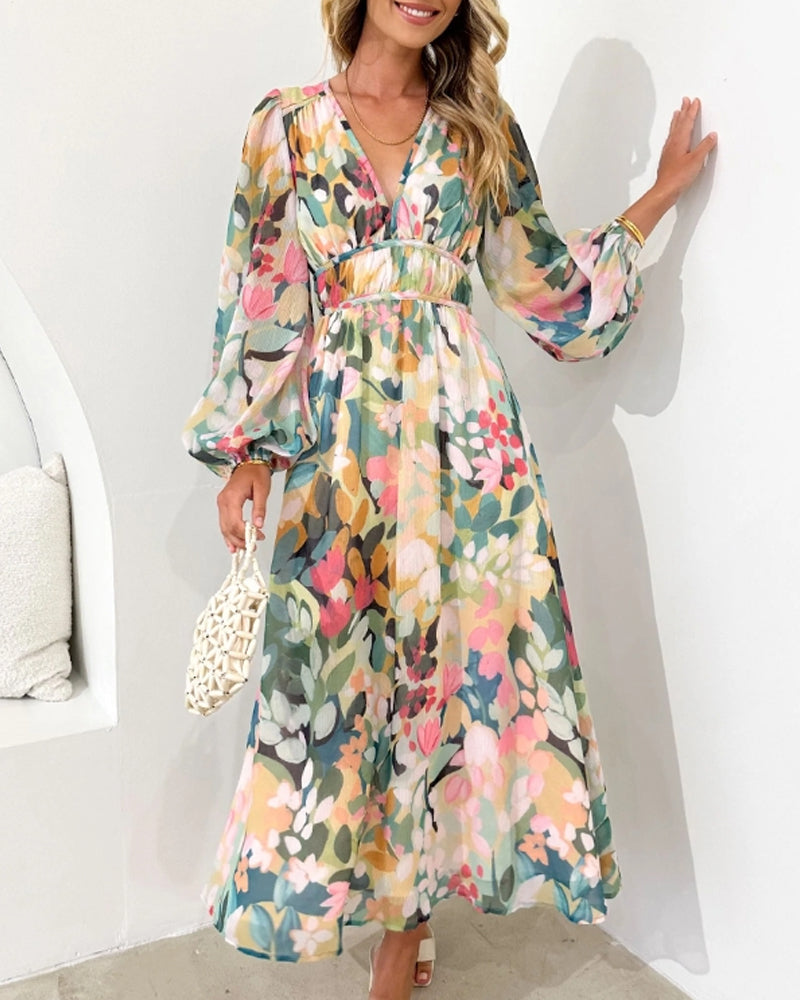 Celine | Elegant Floral Dress