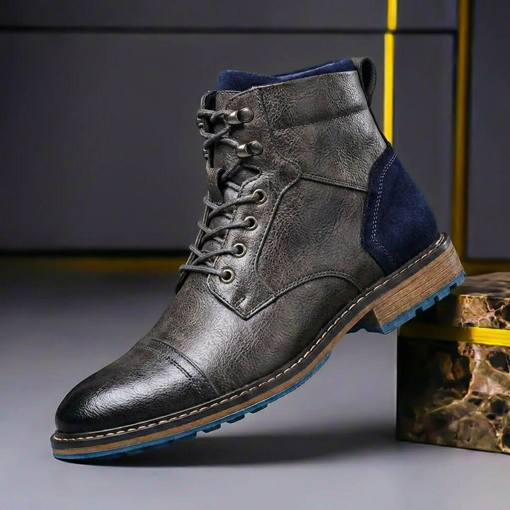 Jake™ Two-Tone Leather Boots