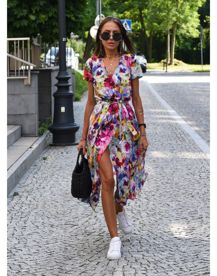 Judy | Elegant Floral Dress