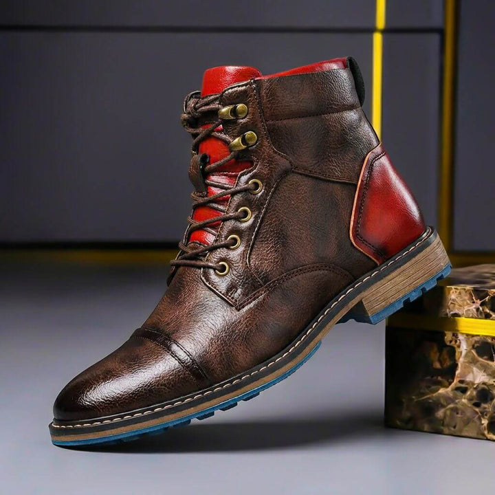 Jake™ Two-Tone Leather Boots