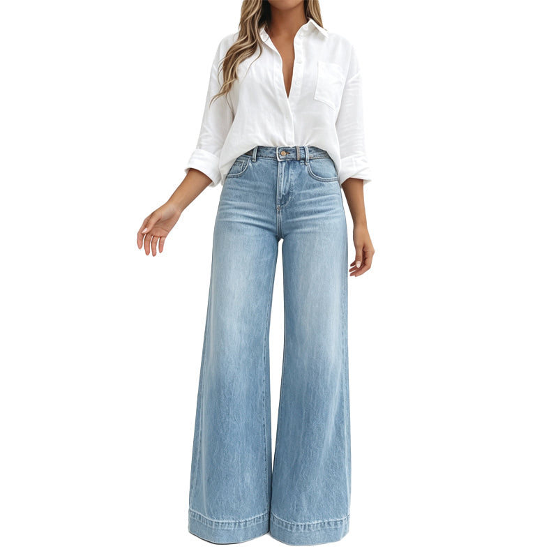 Lucia | High-Rise Wide-Leg Jeans